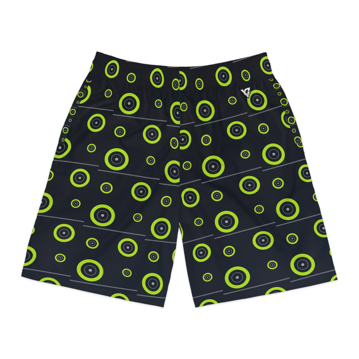Training & Gym Volt Night Iron Plate Men's Athletic Shorts with Pockets