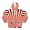 Coral Sunburst Women's Pullover Hoodie