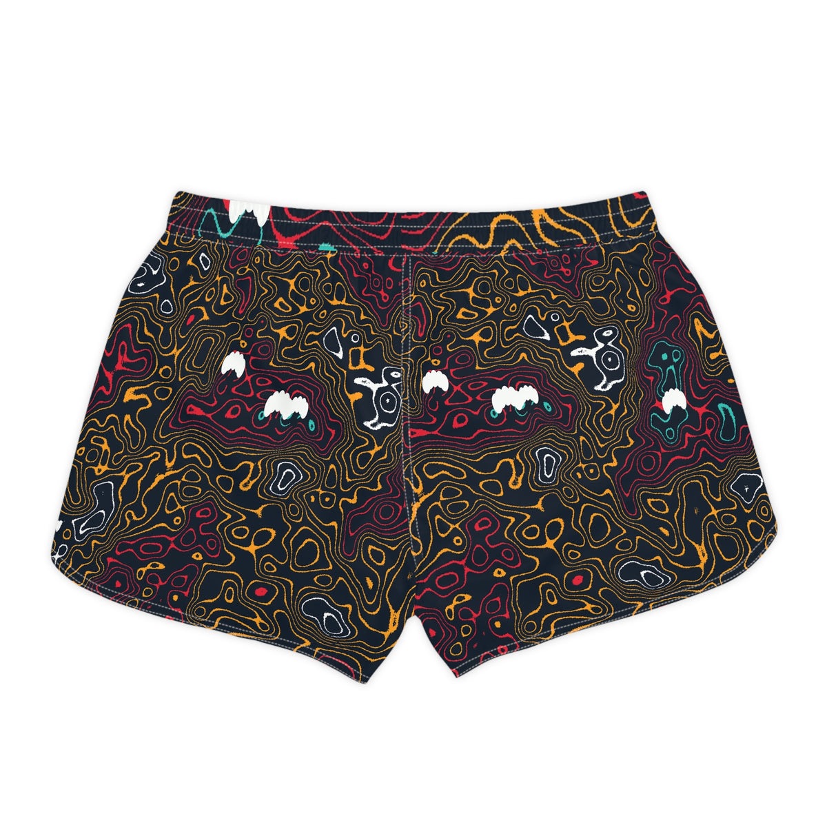 Yoga Aqua Volt Topo Trail Women's Athletic Shorts with Pockets