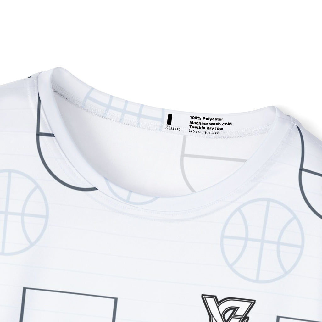 Basketball Arctic White Court Seam Men's Sports Jersey