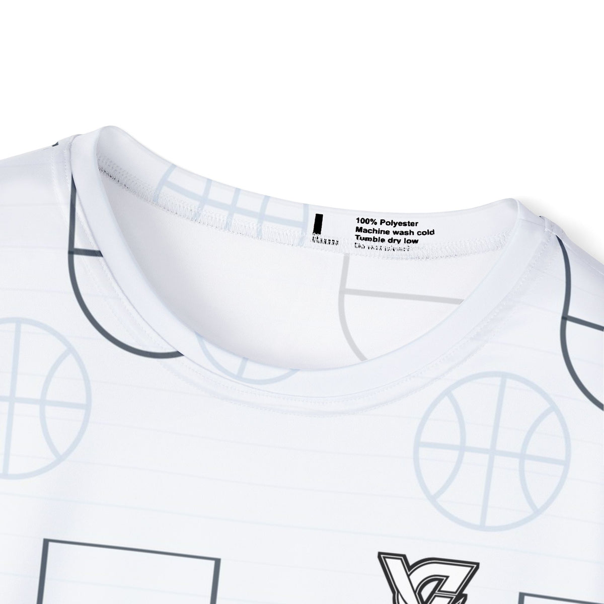 Basketball Arctic White Court Seam Men's Sports Jersey