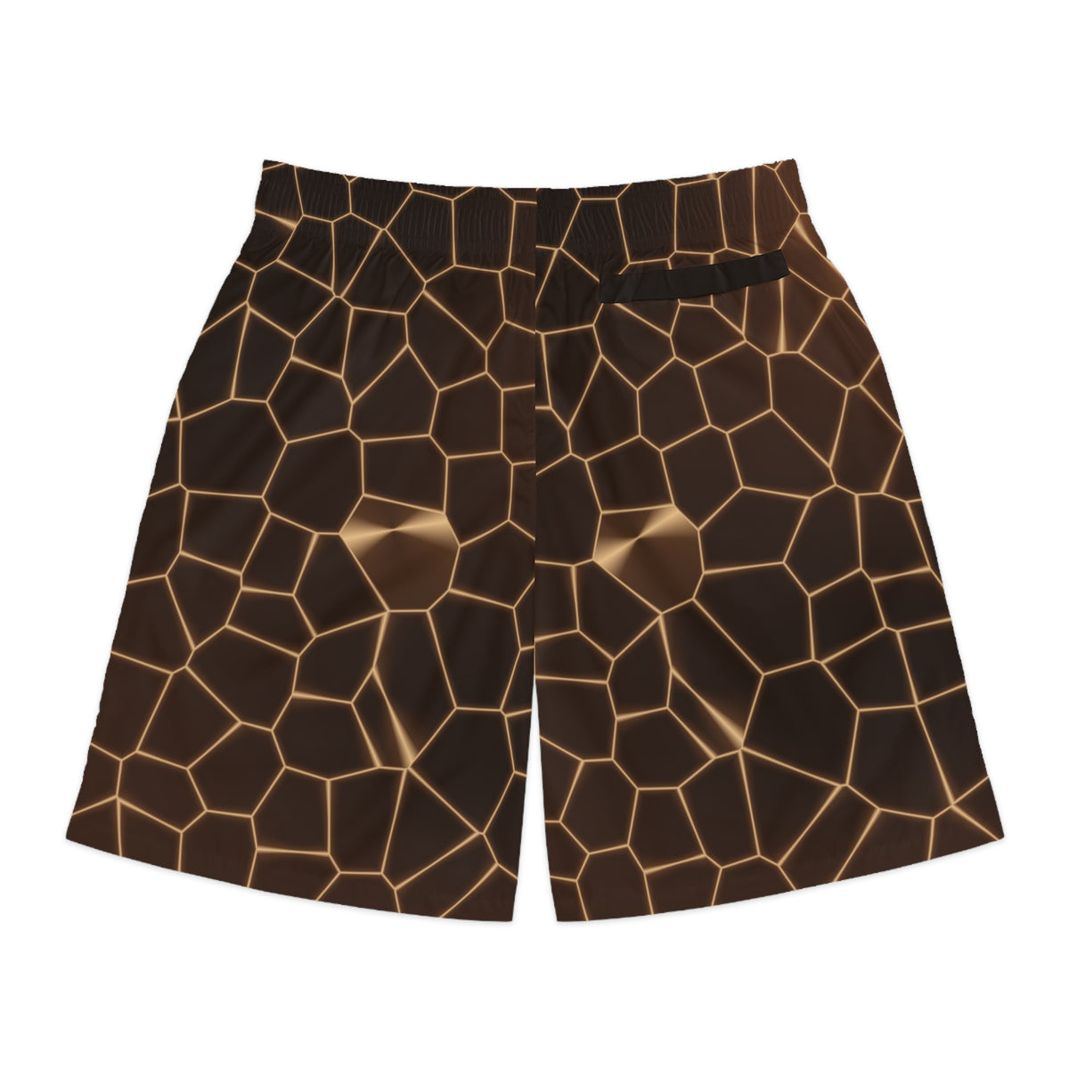Men's Chestnut Rift Performance Jogger Athletic Shorts with Pockets