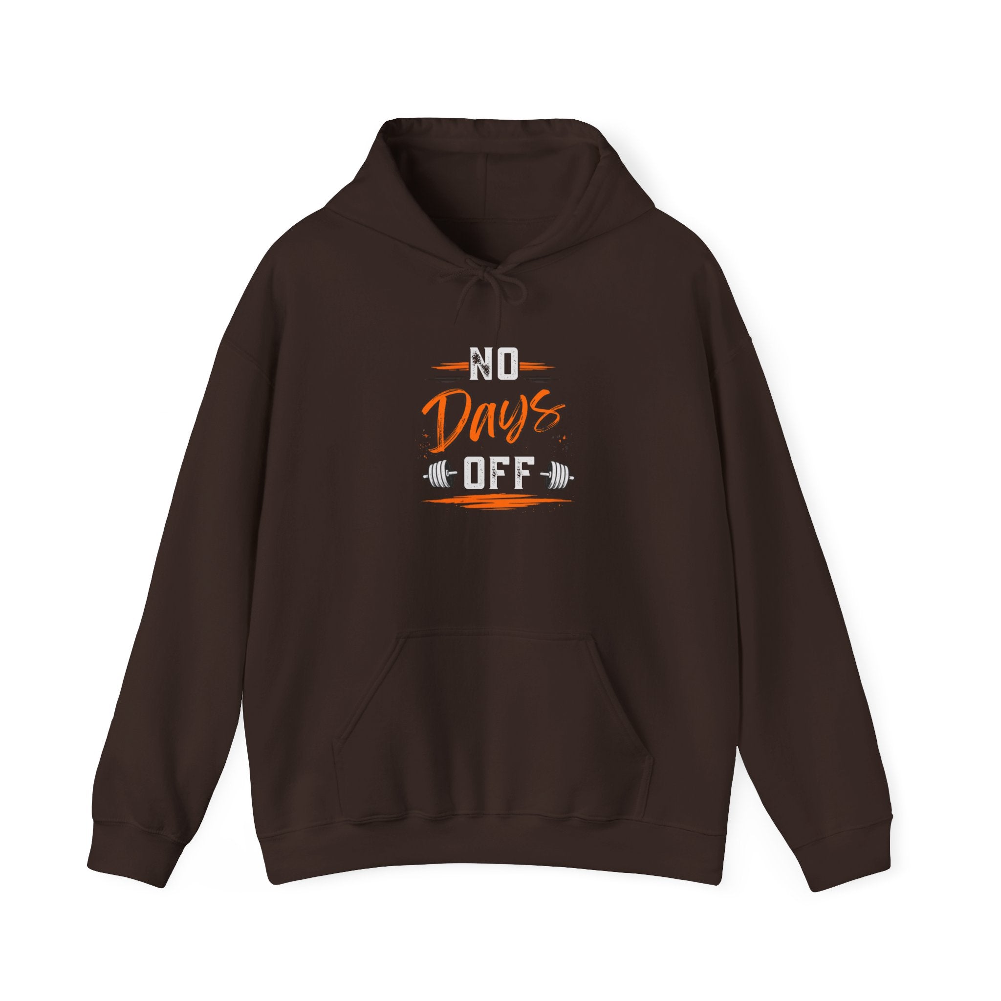 No Days Off | Heavy Hooded Sweatshirt