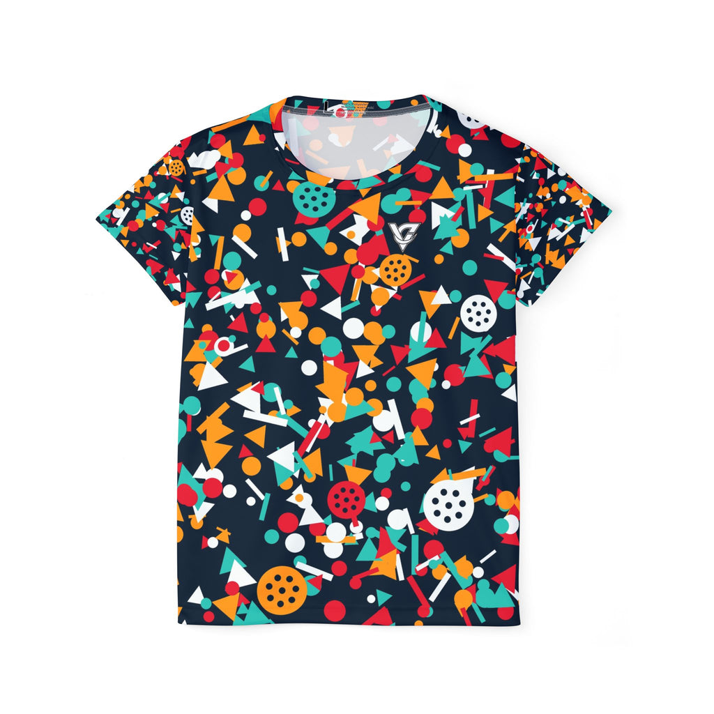 Pickleball Aqua Volt Confetti Pop Women's Sports Jersey