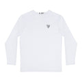 Arctic White Essential Men's Long Sleeve Athletic Shirt