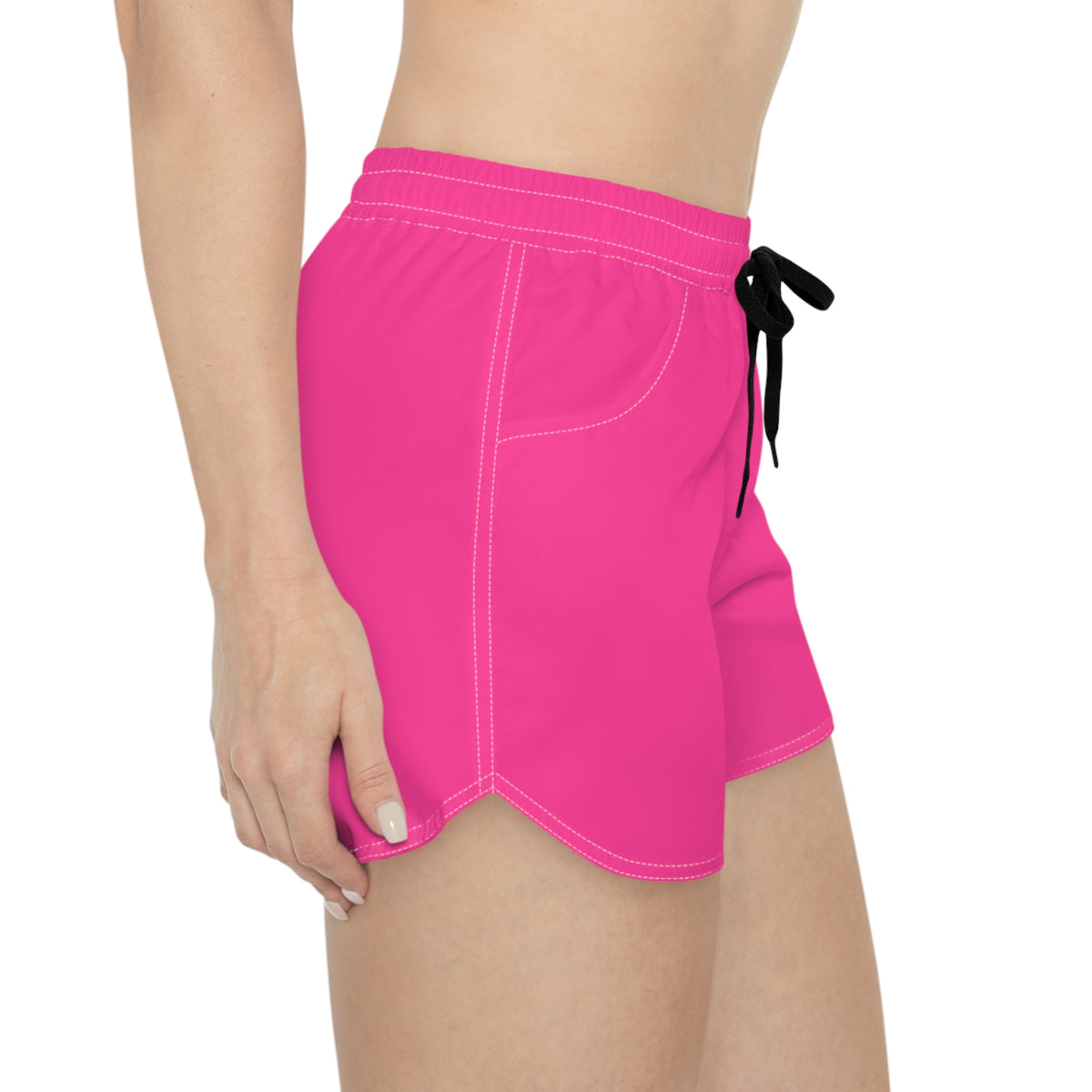 Women's Multipurpose Athletic Shorts with Pockets | Electric Pink Essential