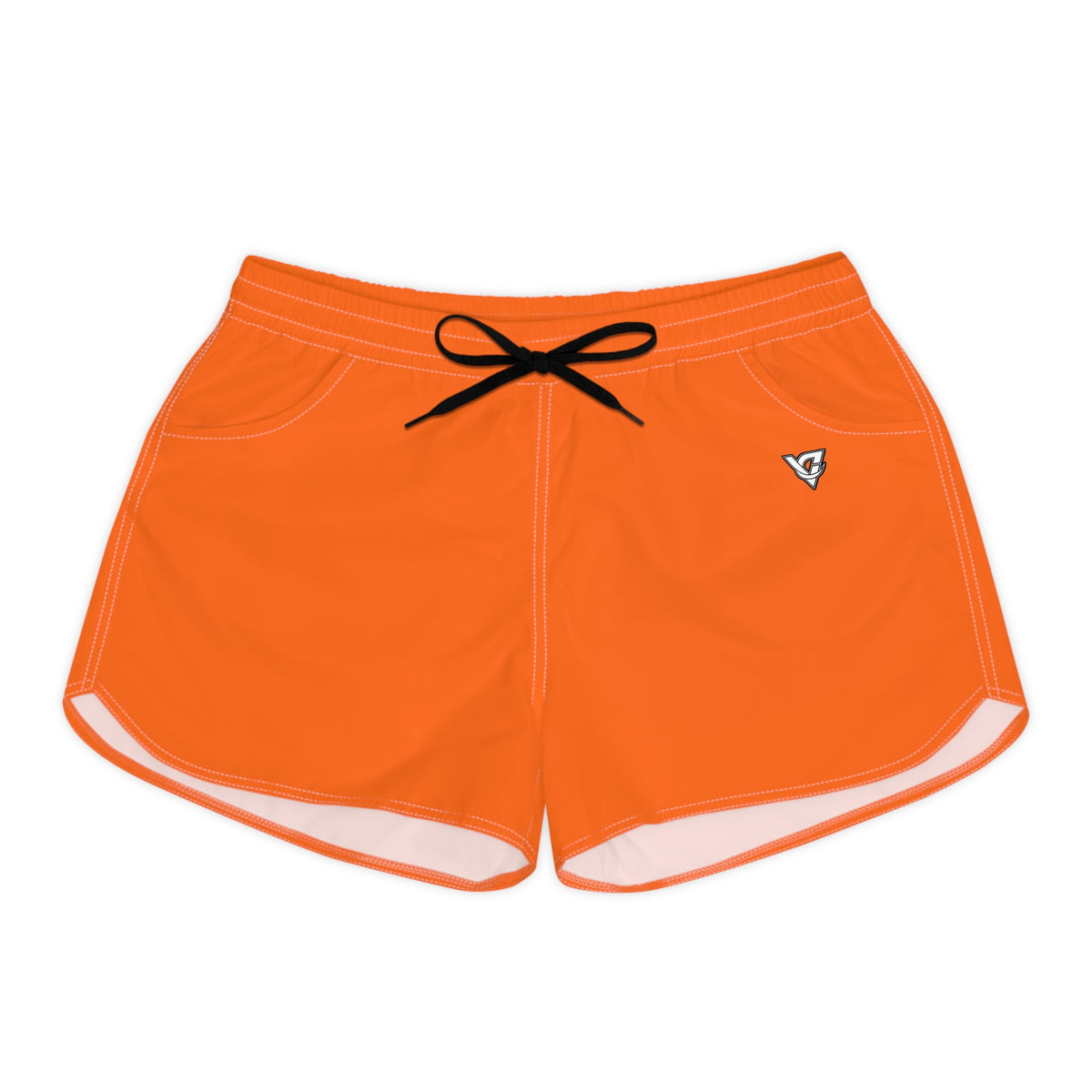 Women's Multipurpose Athletic Shorts with Pockets | Blaze Orange Essential