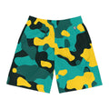 Men's Tropic Camo Performance Jogger Athletic Shorts with Pockets