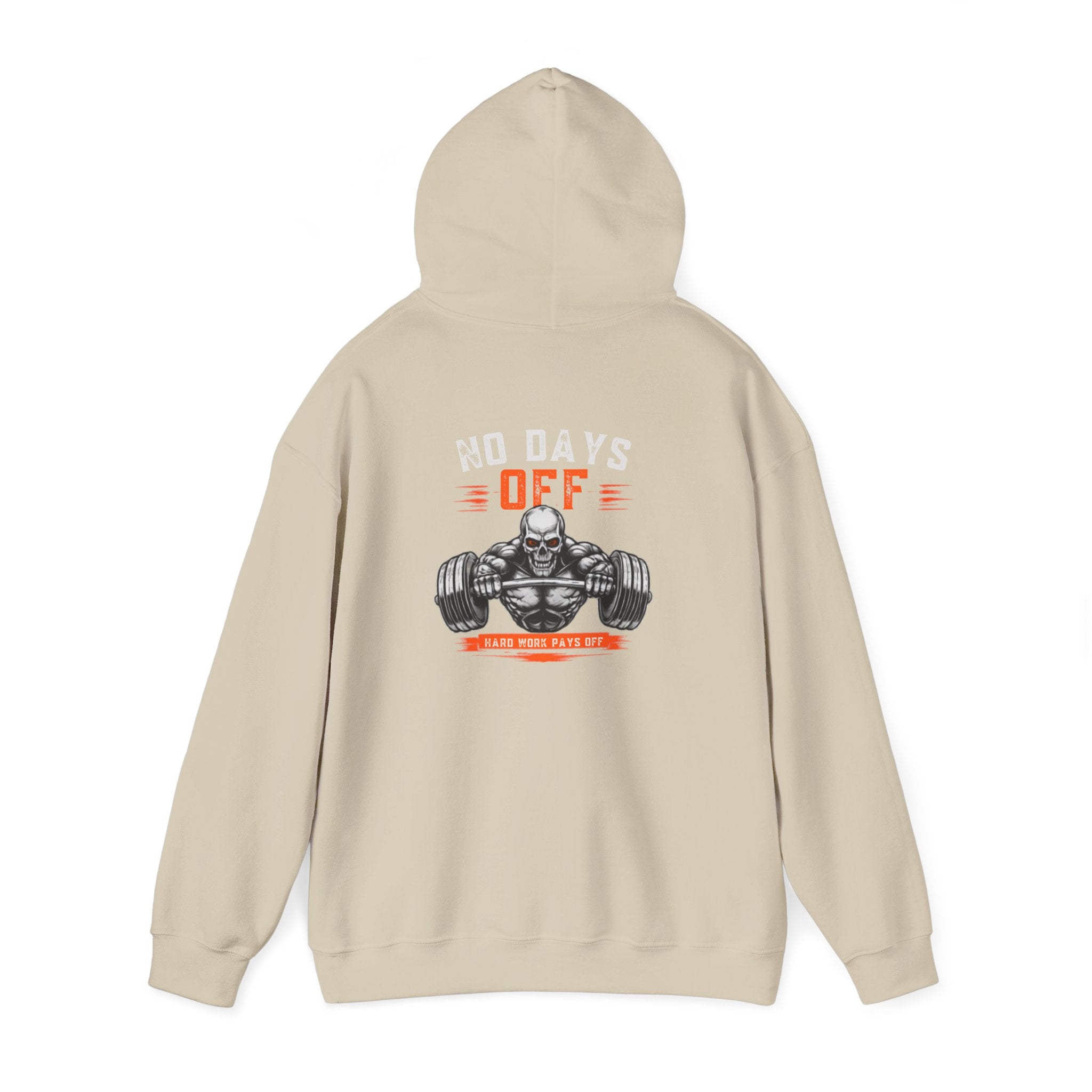 No Days Off | Heavy Hooded Sweatshirt