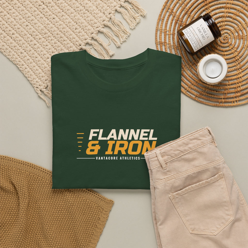 Flannel & Iron | Men's Graphic Gym T-Shirt