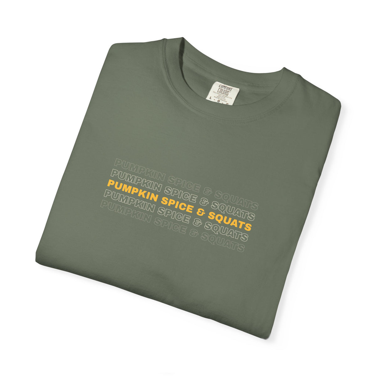 Pumpkin Spice & Squats | Women's Garment-Dyed Graphic Tee