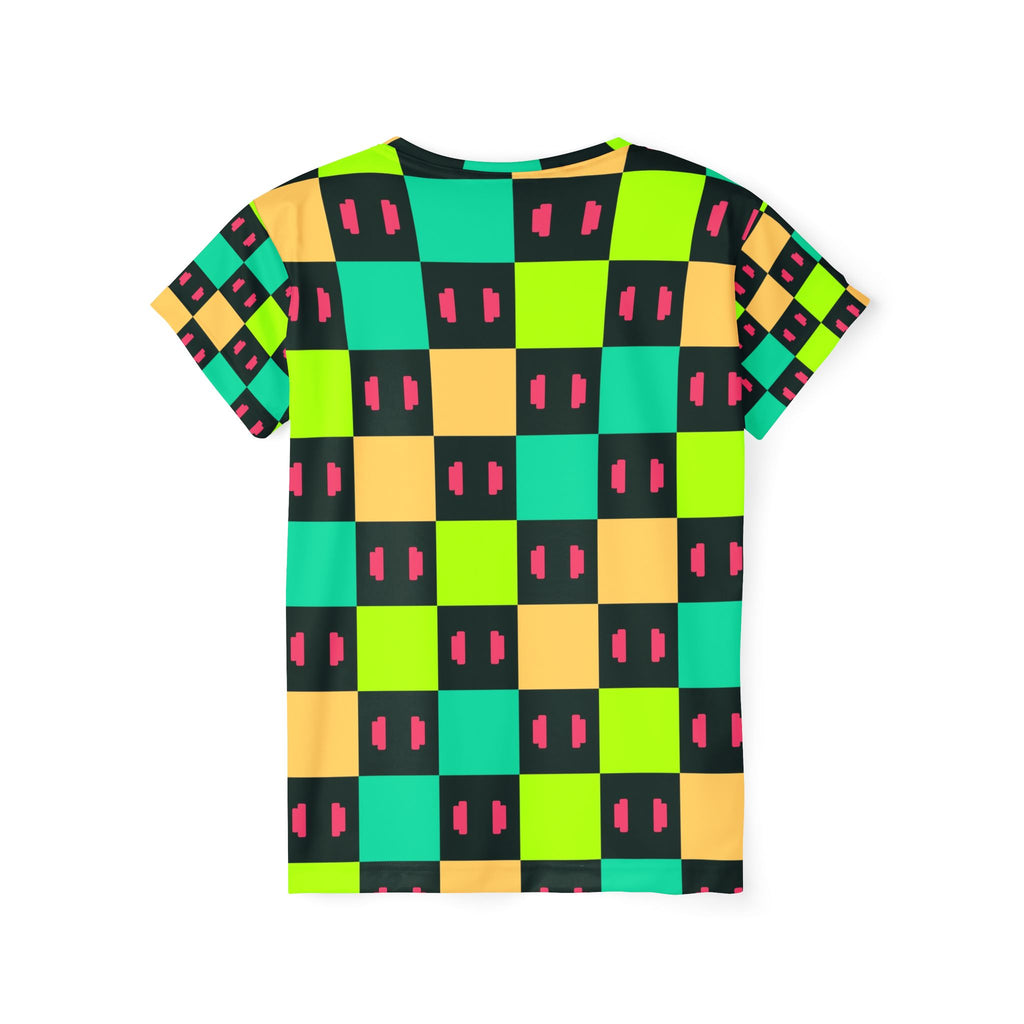 Training & Gym Emerald Zest Checker Drive Women's Sports Jersey