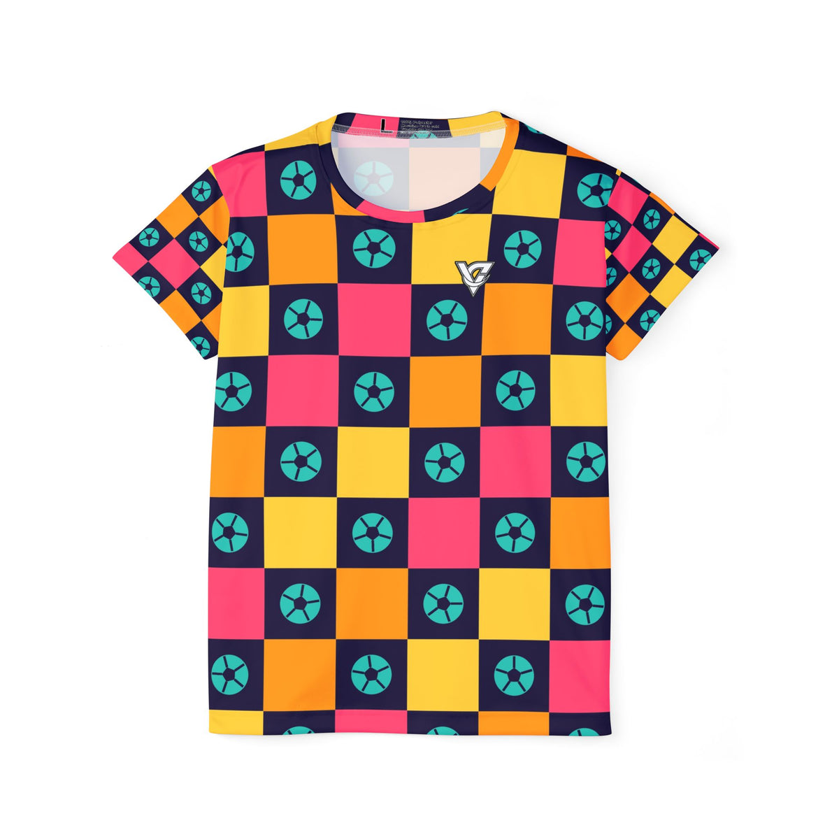 Soccer Electric Mango Checker Drive Women's Sports Jersey