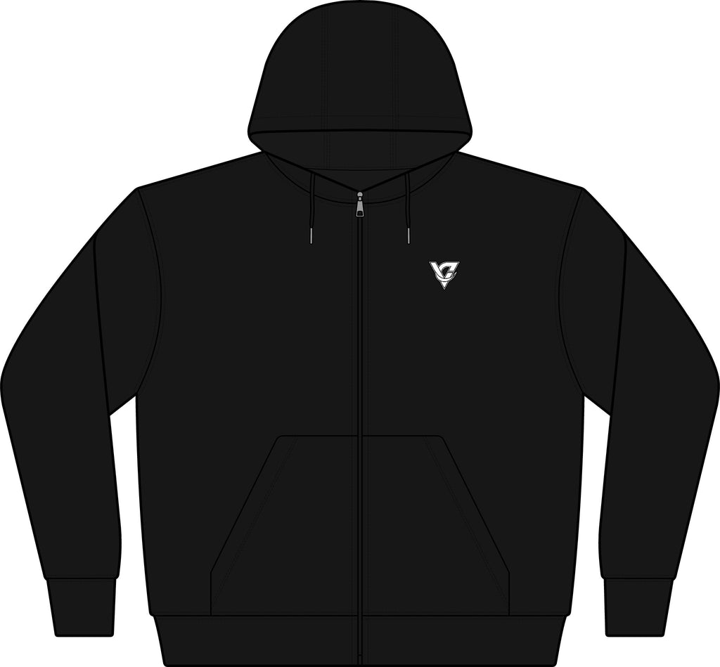 Aqua Tiger Stripe Women's Hooded Training Jacket