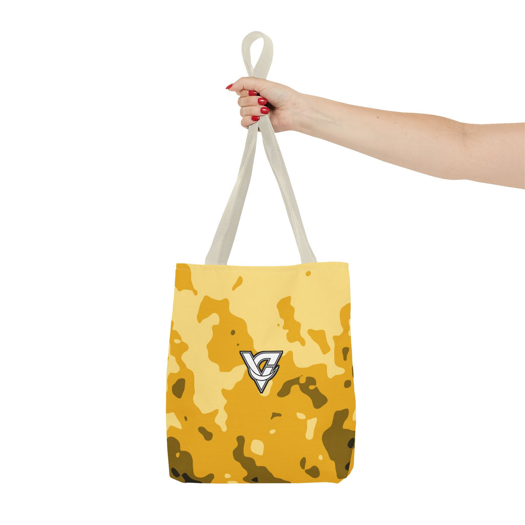 Mustard Magma Tote Bag — All-Over Print Gym & Everyday Tote