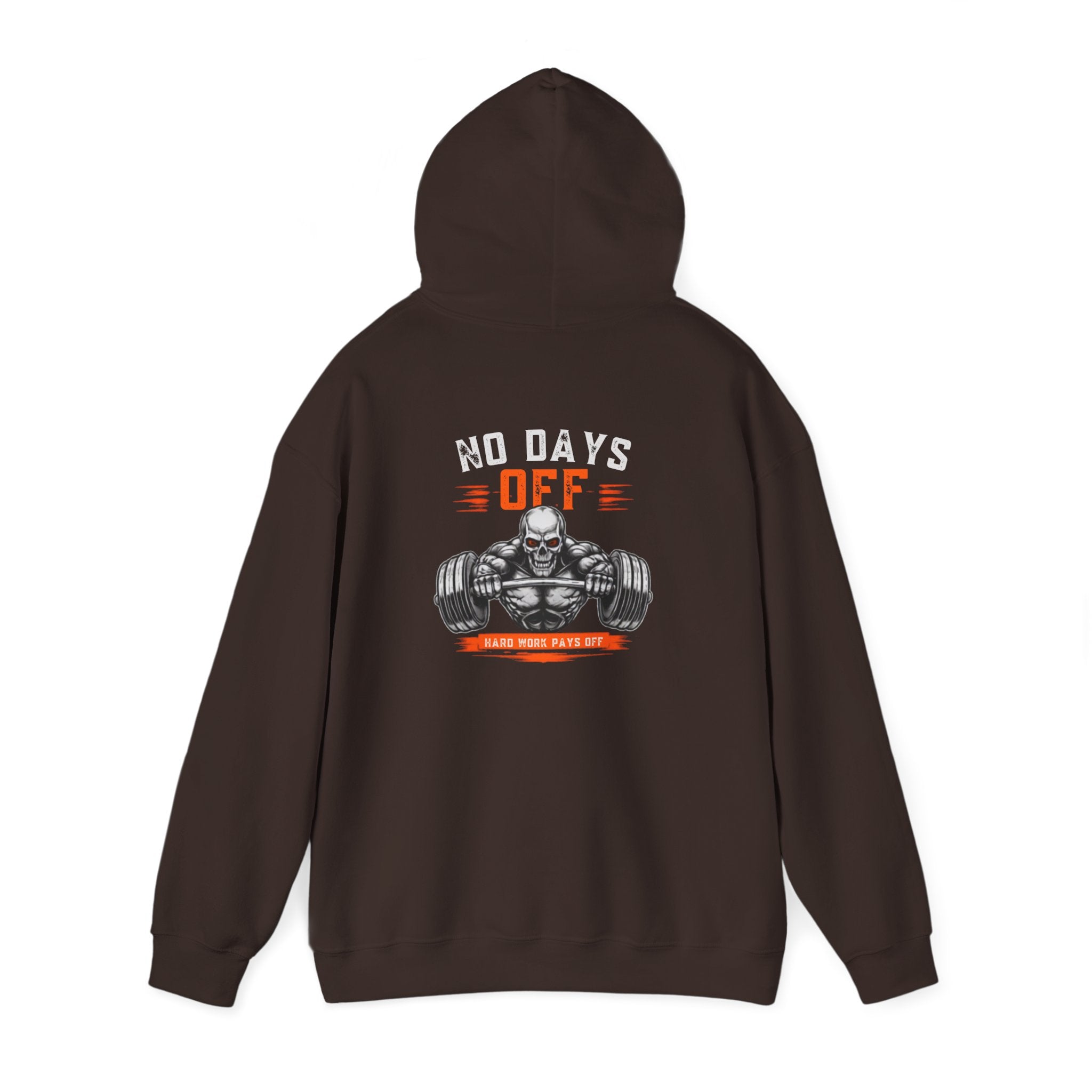 No Days Off | Heavy Hooded Sweatshirt