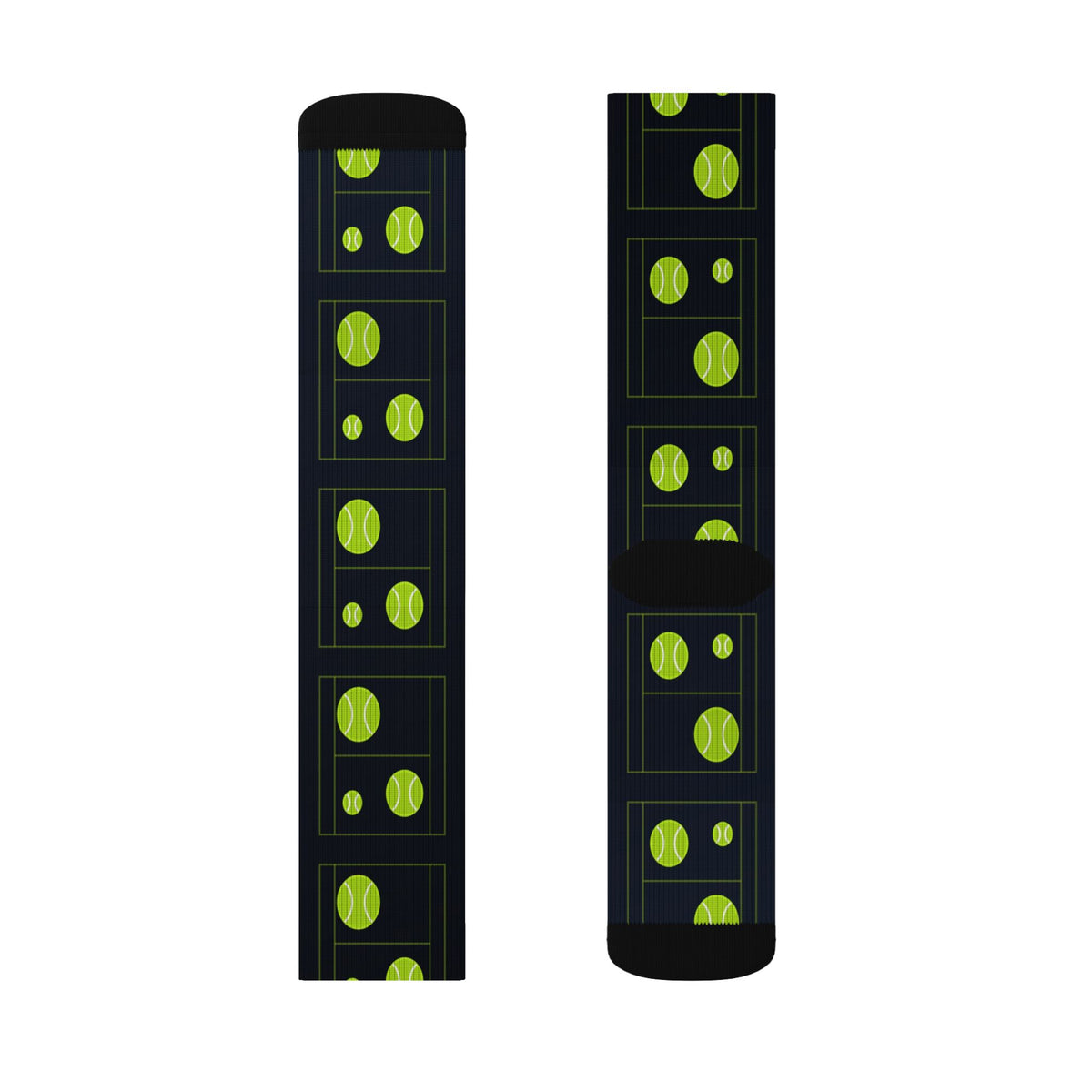 Tennis Volt Night Baseline Seam Athletic Crew Socks