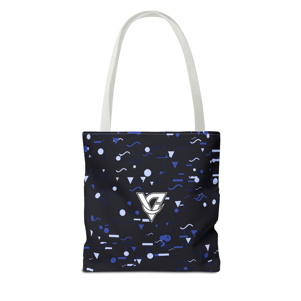 Midnight Confetti Tote Bag — All-Over Print Gym & Everyday Tote