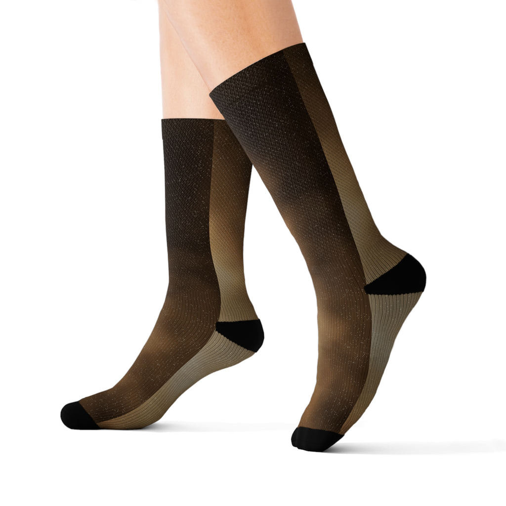 Desert Galaxy Athletic Crew Socks