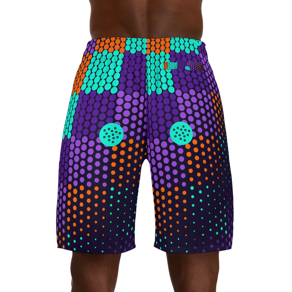 Golf Galaxy Glow Halftone Pulse Men's Athletic Shorts with Pockets