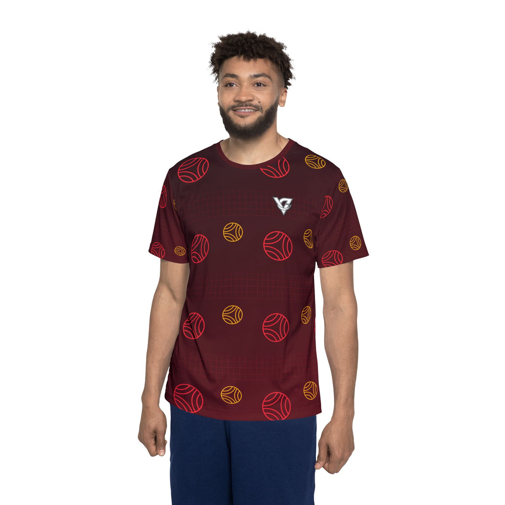 Volleyball Crimson Blaze Spike Panel Men's Sports Jersey