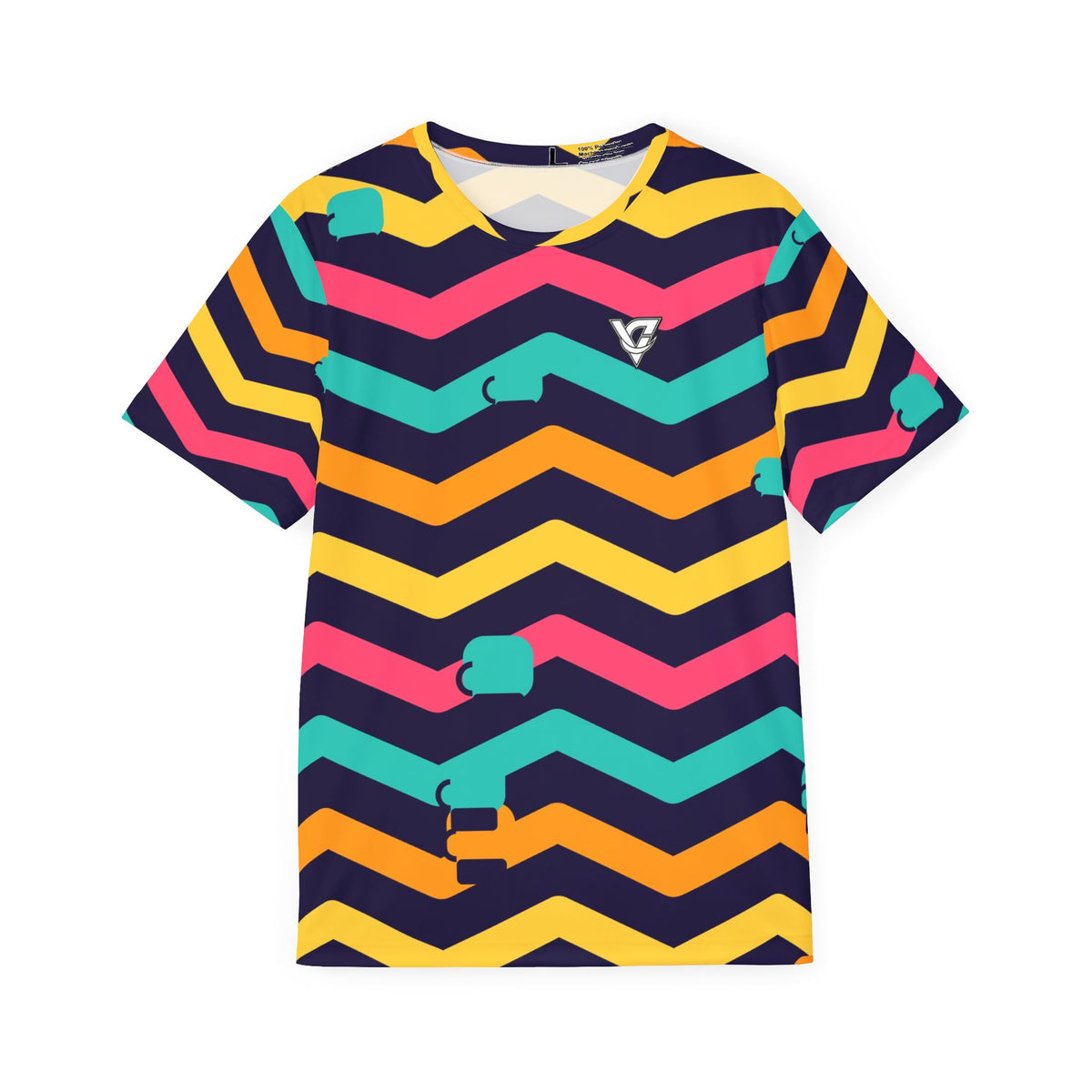 Combat Sports Electric Mango Chevron Rush Men's Sports Jersey