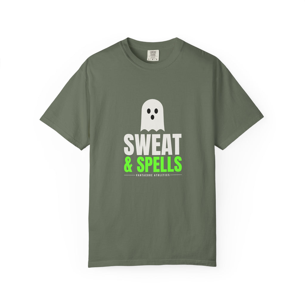 Sweat & Spells | Women's Halloween Garment-Dyed Graphic Tee