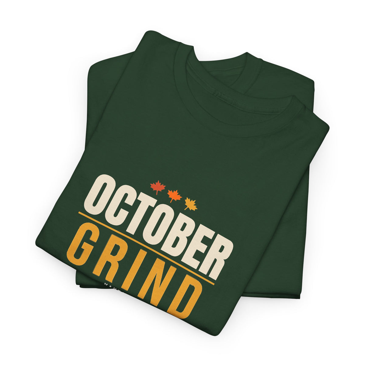 October Grind | Men's Graphic Gym T-Shirt