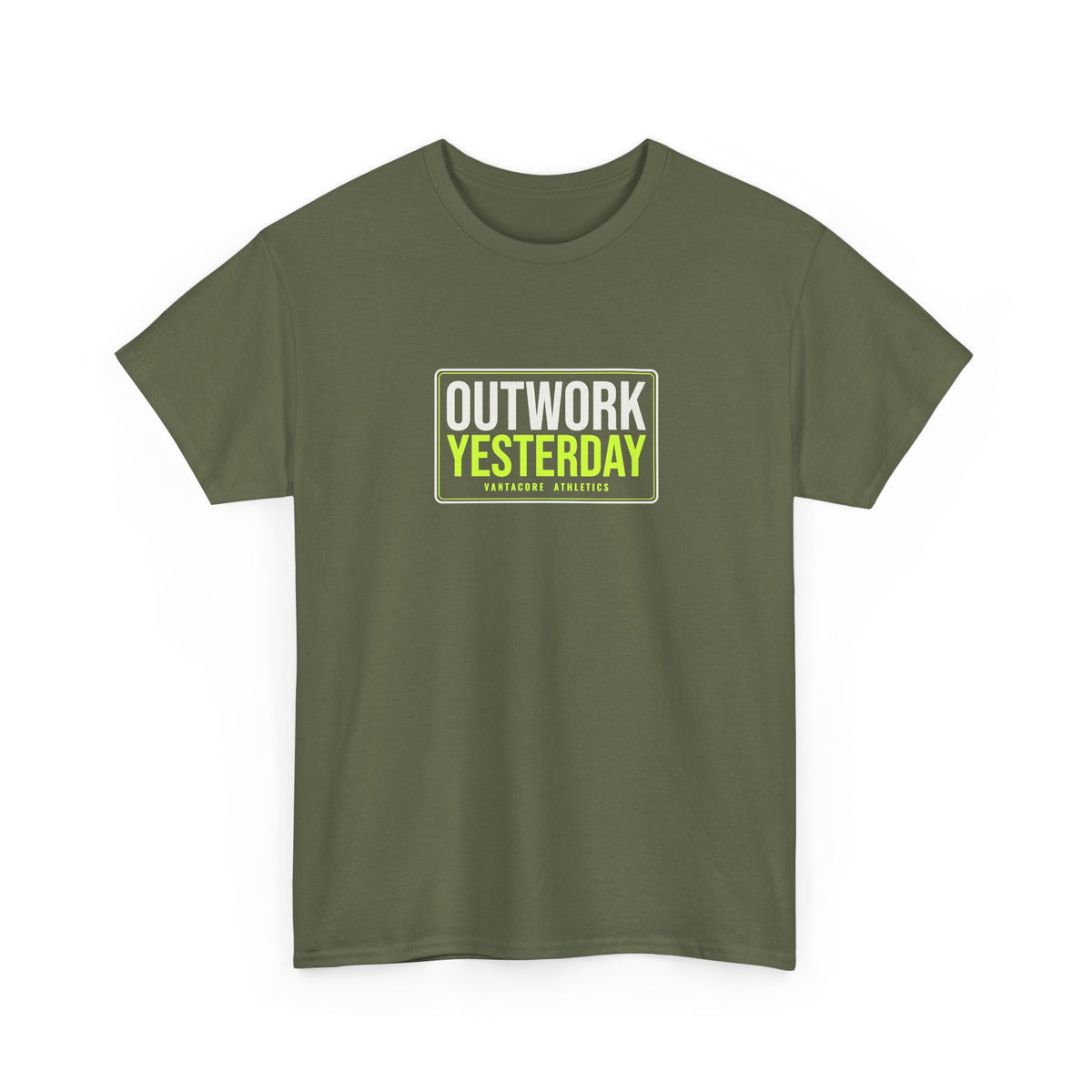 Outwork Yesterday | Men's Graphic Gym T-Shirt