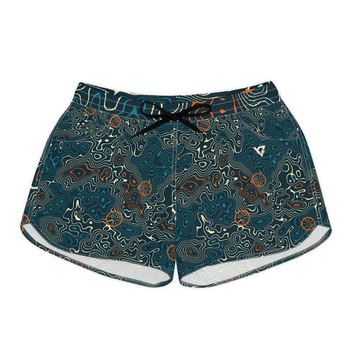 Cycling Peacock Topo Trail Women's Athletic Shorts with Pockets