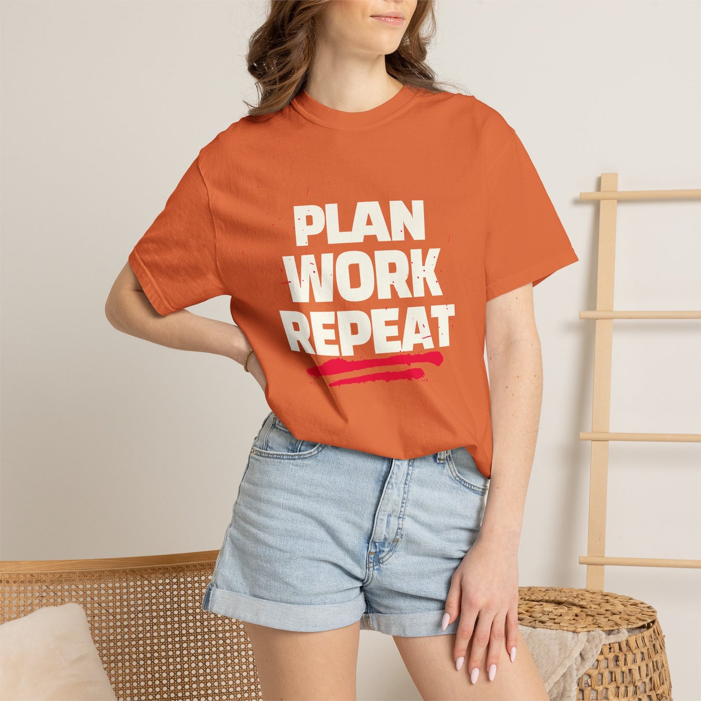 Plan Work Repeat | Graphic T-Shirt