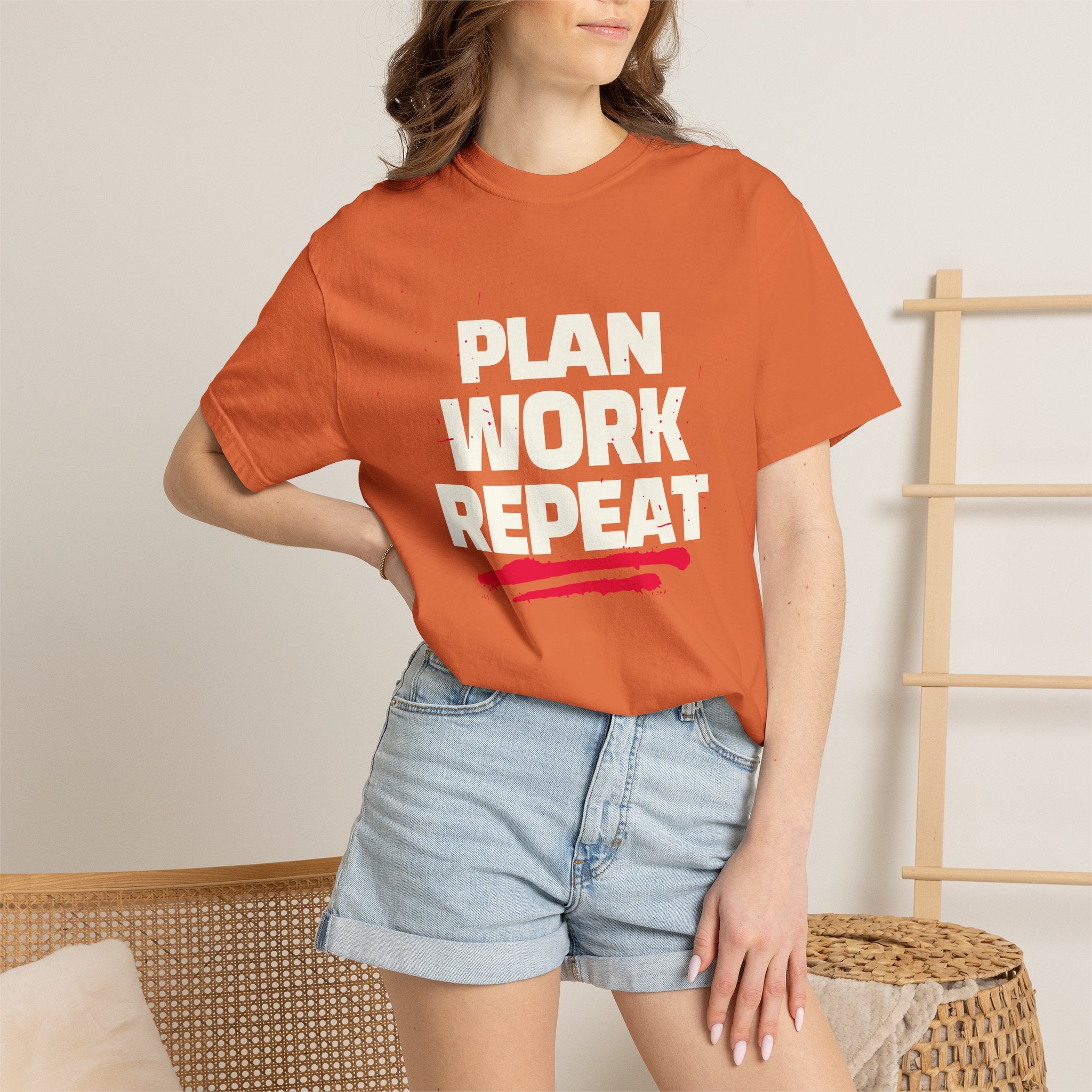 Plan Work Repeat | Graphic T-Shirt