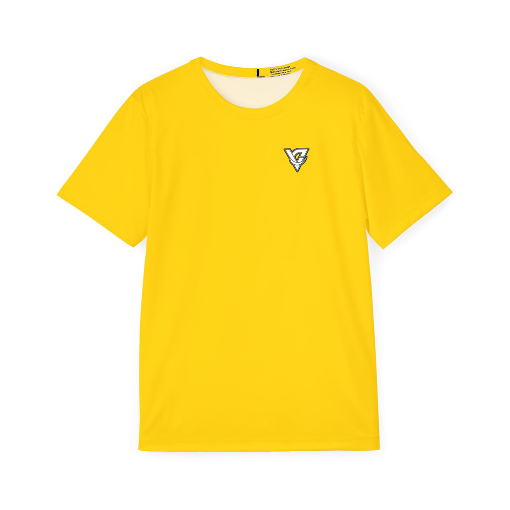 Vantacore Solid Sunshine Yellow Men's Sports Jersey