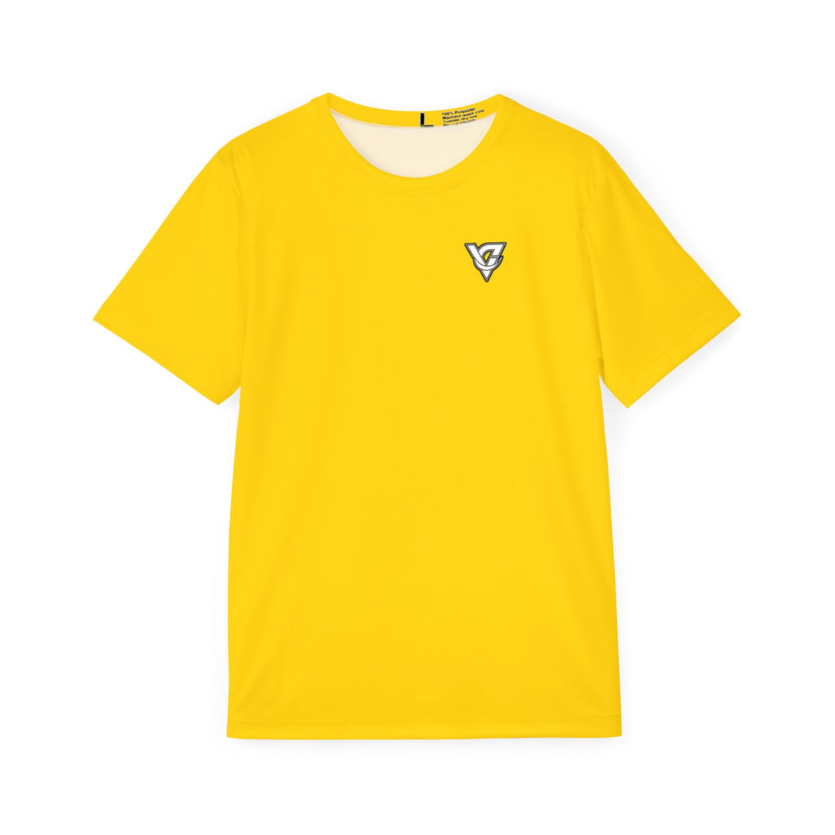 Vantacore Solid Sunshine Yellow Men's Sports Jersey