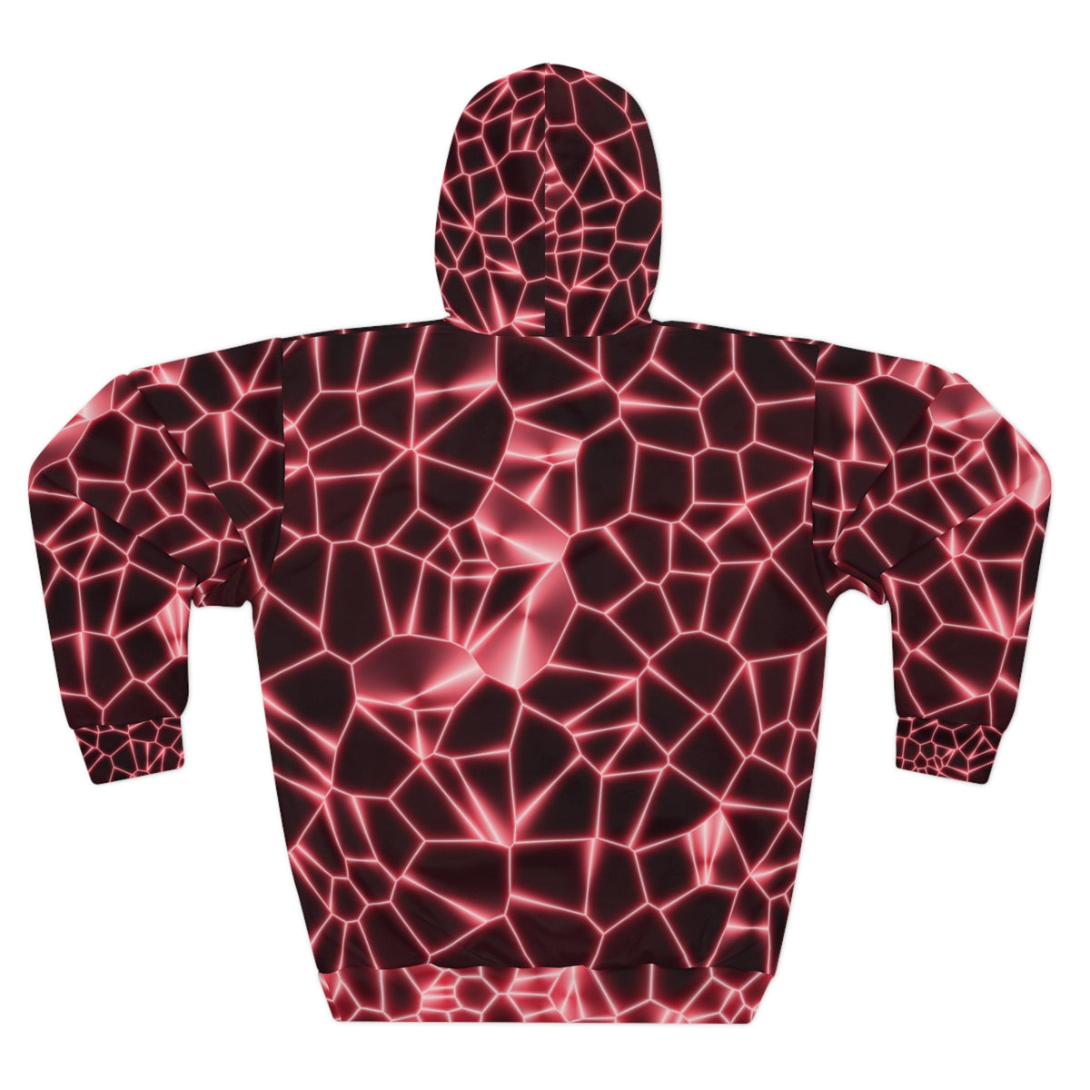 Crimson Magma Men's Pullover Hoodie