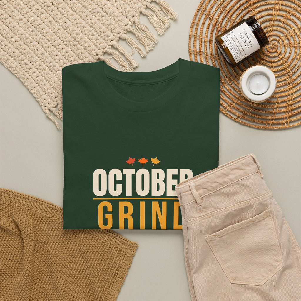 October Grind | Men's Graphic Gym T-Shirt