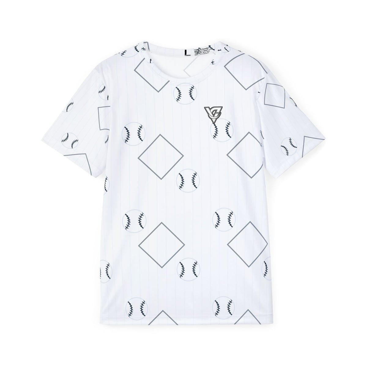 Baseball & Softball Arctic White Diamond Stitch Men's Sports Jersey