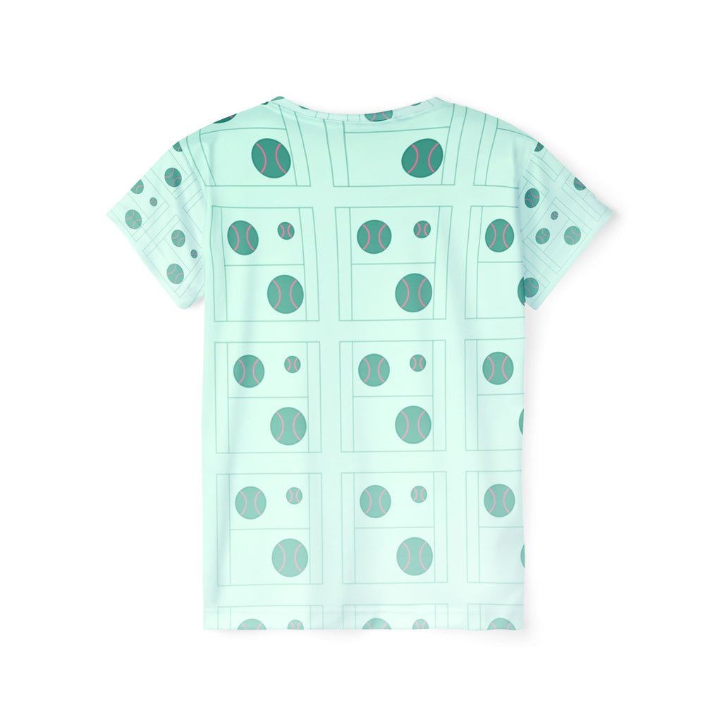 Tennis Mint Glow Baseline Seam Women's Sports Jersey