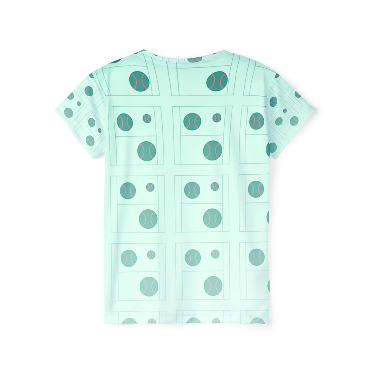 Tennis Mint Glow Baseline Seam Women's Sports Jersey