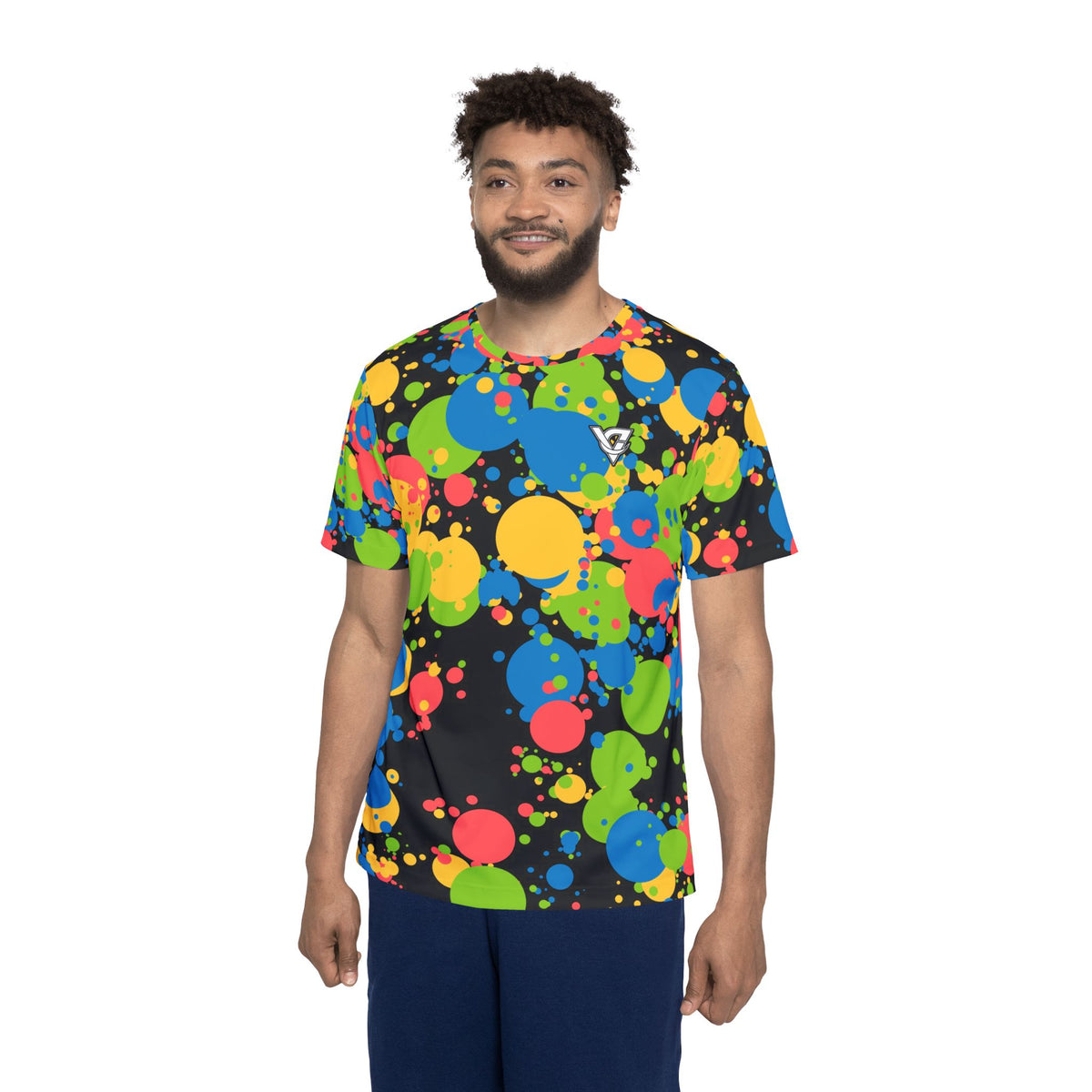 Yoga Rainbow Rally Splash Zone Men's Sports Jersey