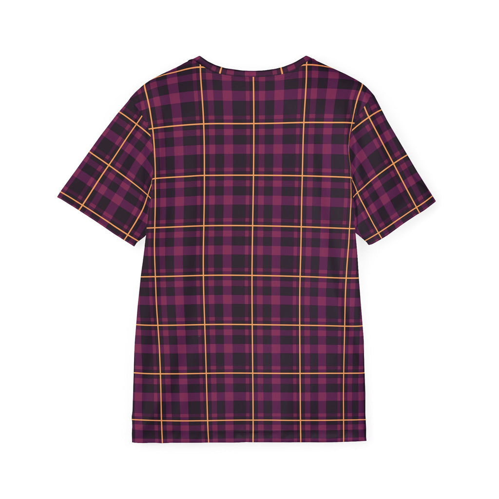 Plum Spice Flannel Multipurpose Athletic Shirt
