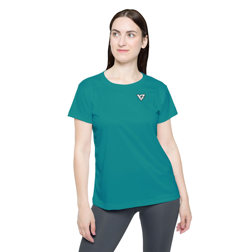 Vantacore Solid Teal Women's Sports Jersey