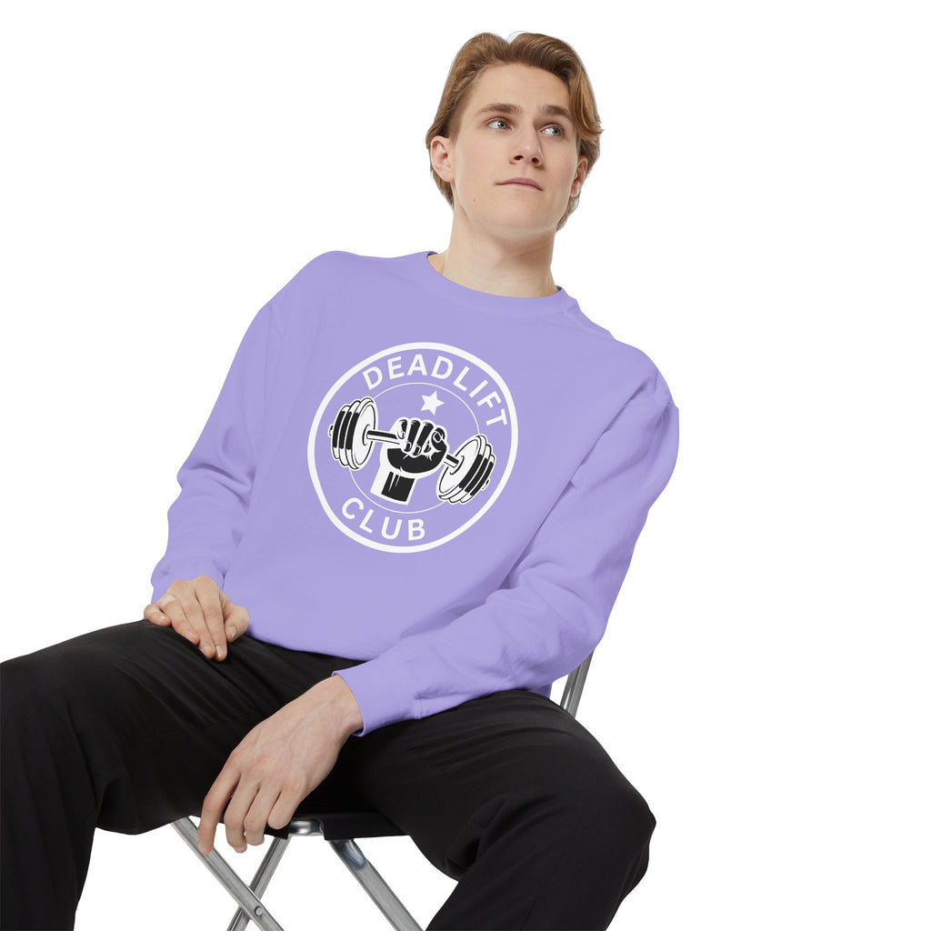 Deadlift Club Sweatshirt | Vintage Weightlifting Crewneck