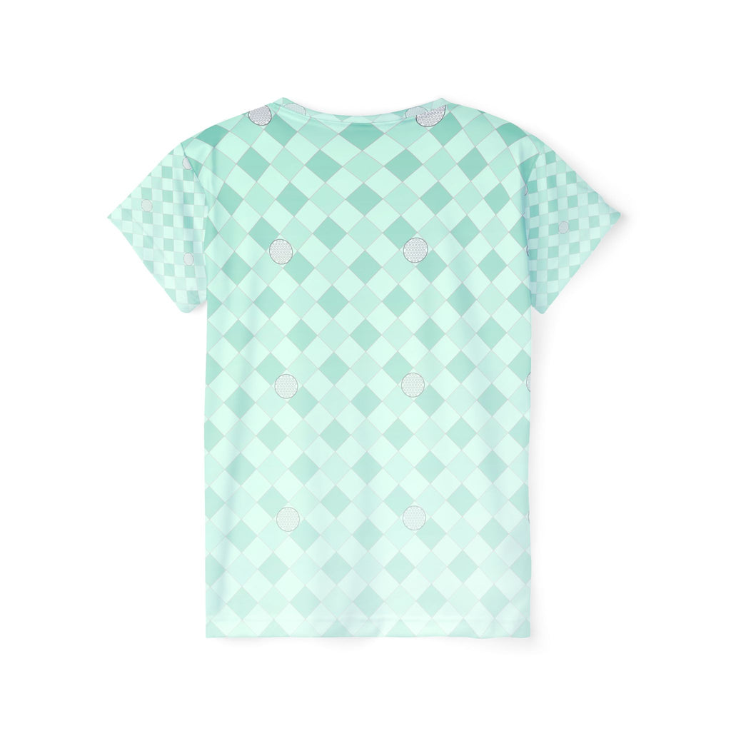 Golf Mint Glow Dimple Links Women's Sports Jersey