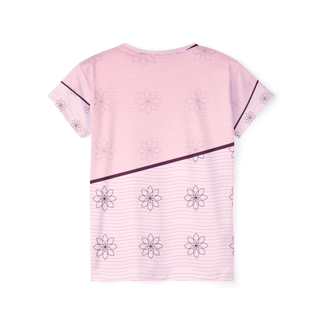 Yoga Blush Rose Flow Lotus Women's Sports Jersey