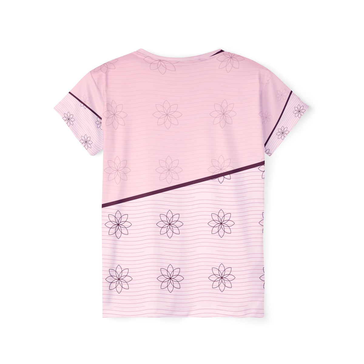 Yoga Blush Rose Flow Lotus Women's Sports Jersey