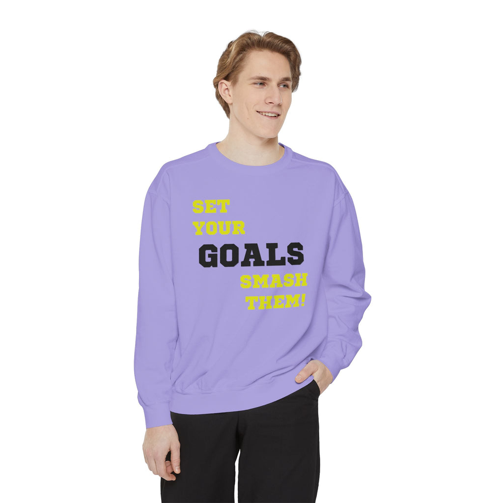 Set Goals | Motivational Crewneck Sweatshirt