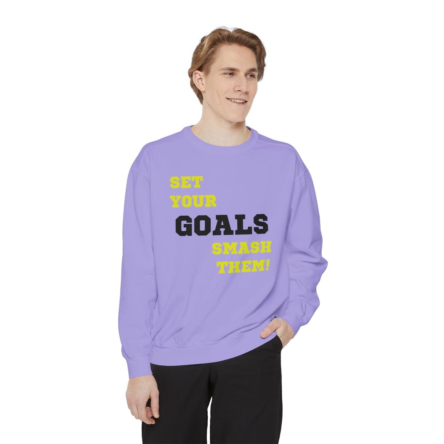 Set Goals | Motivational Crewneck Sweatshirt