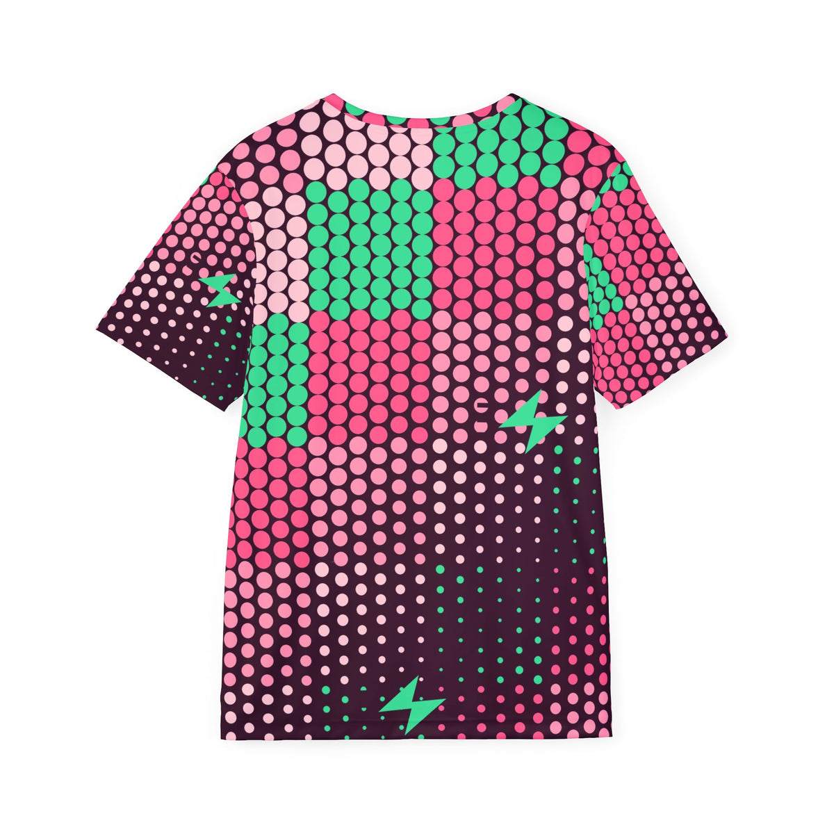 Running Flamingo Fizz Halftone Pulse Men's Sports Jersey