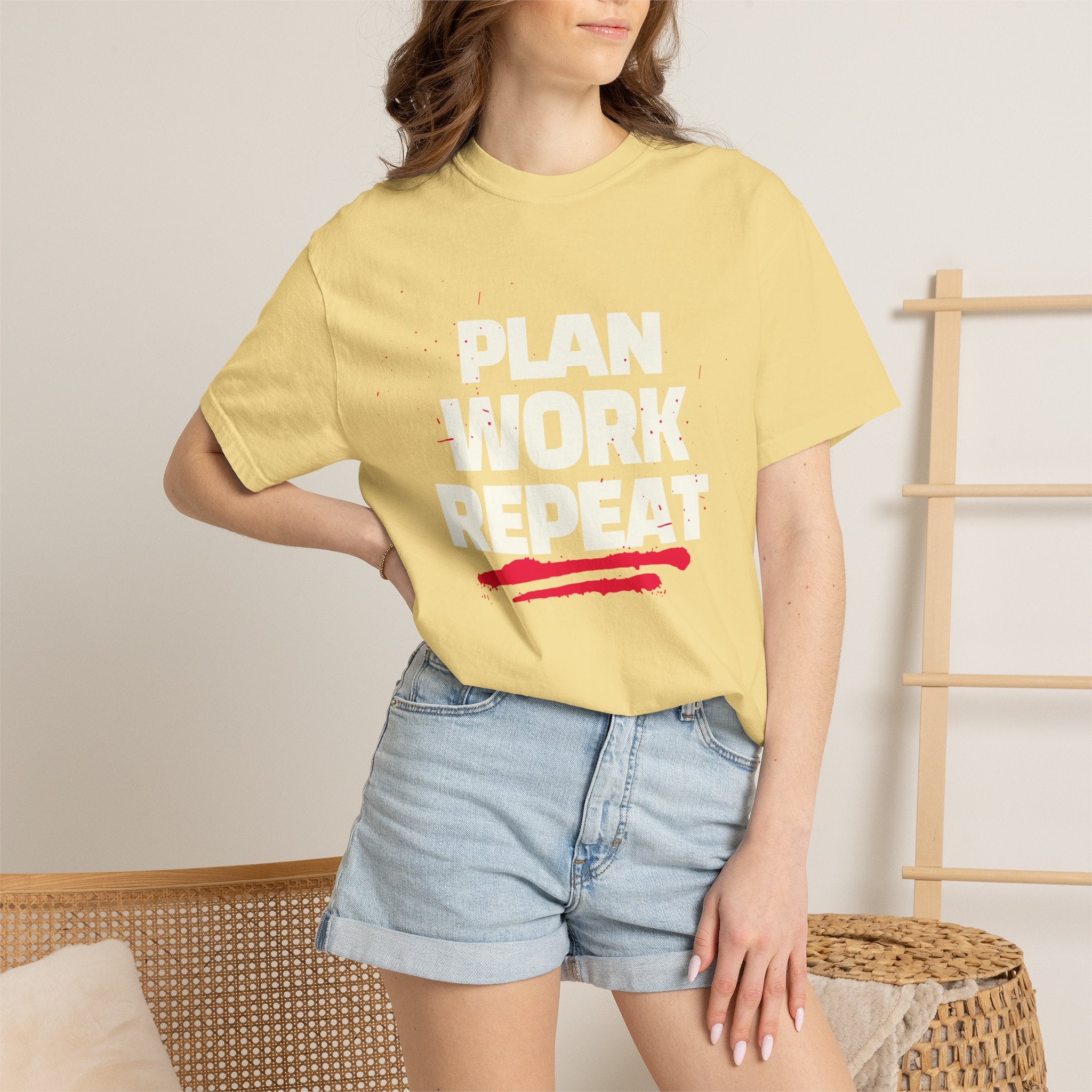 Plan Work Repeat | Graphic T-Shirt